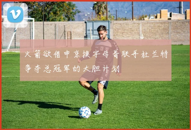 火箭欲借申京换字母哥联手杜兰特争夺总冠军的大胆计划