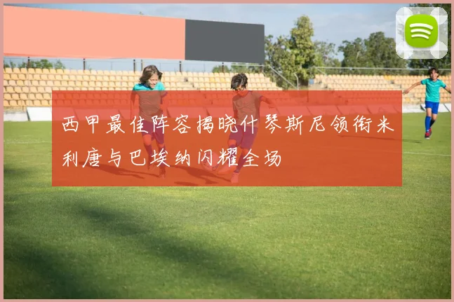 西甲最佳阵容揭晓什琴斯尼领衔米利唐与巴埃纳闪耀全场